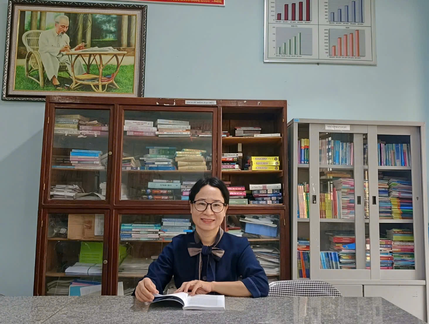 Tác giả Bùi Thị Diệu - Ảnh: NH.V