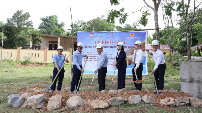 Khởi công xây dựng Trường tiểu học và THCS Ngân Thủy