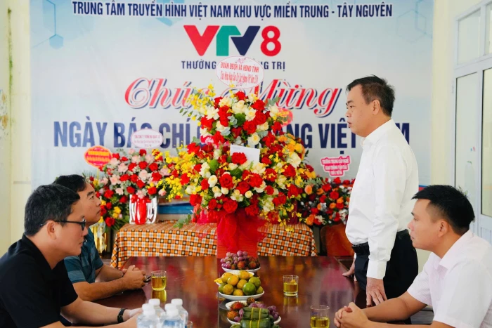 Lãnh đạo tỉnh thăm, chúc mừng Trung tâm Truyền hình Việt Nam khu vực miền Trung-Tây Nguyên thường trú tại Quảng Trị