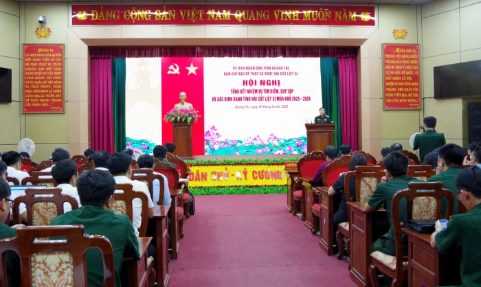 Quảng Trị quy tập được 151 hài cốt liệt sĩ trong mùa khô 2025-2026