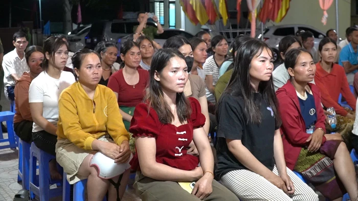 Công an xã A Dơi tổ chức hội nghị lấy ý kiến Nhân dân