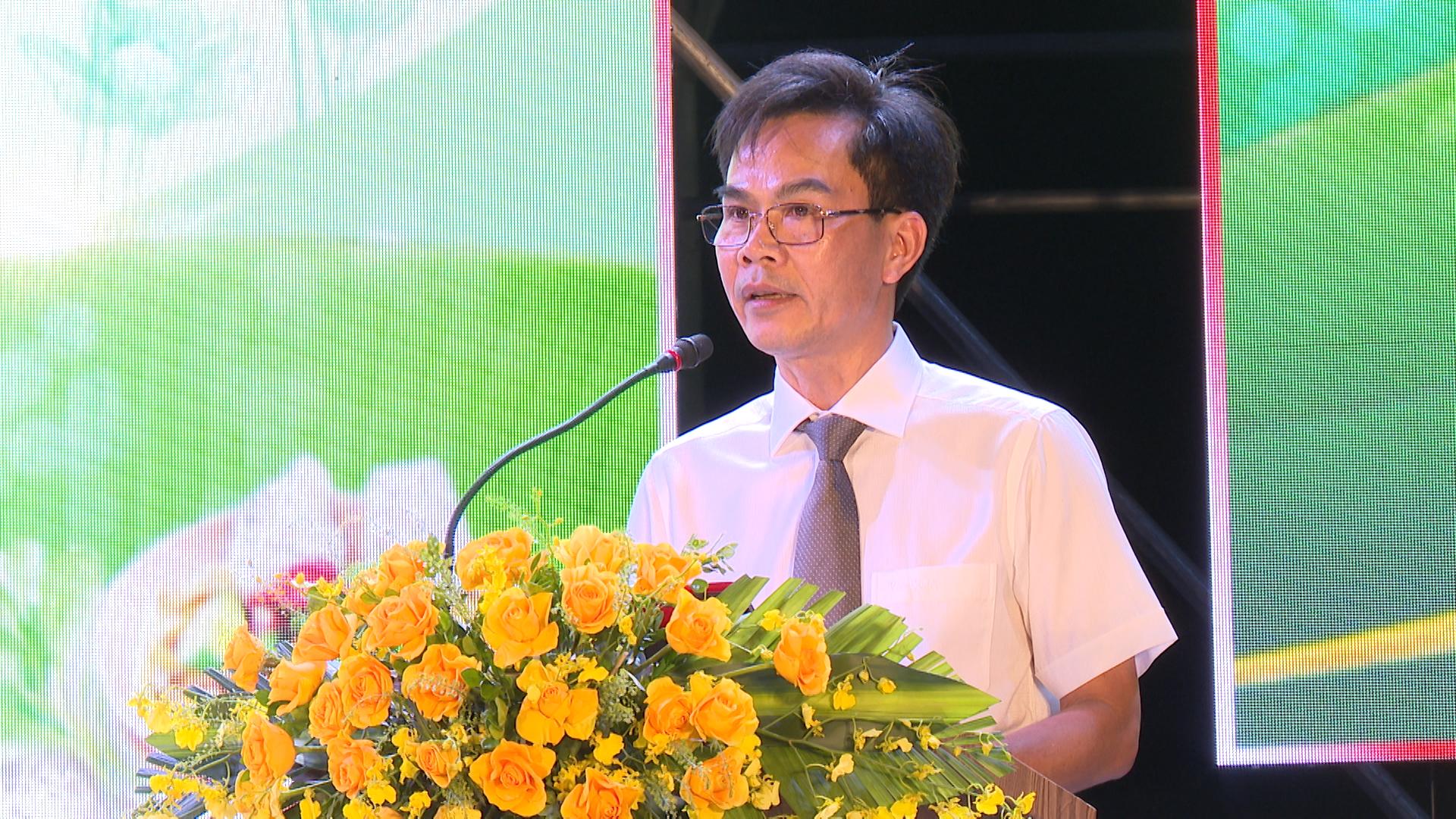 Lãnh đạo phường Nam Đông Hà phát biểu khai mạc chương trình. - Ảnh: PĐ 