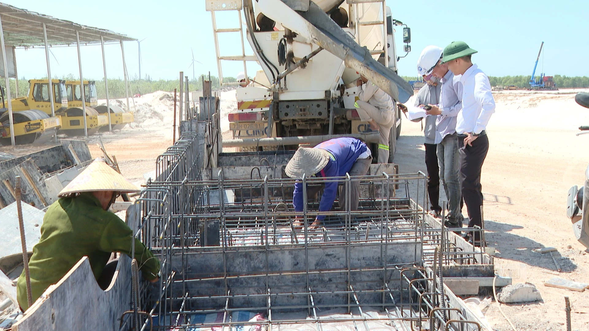 Dự án Khu Công nghiệp Cam Liên đang khẩn trương thi công