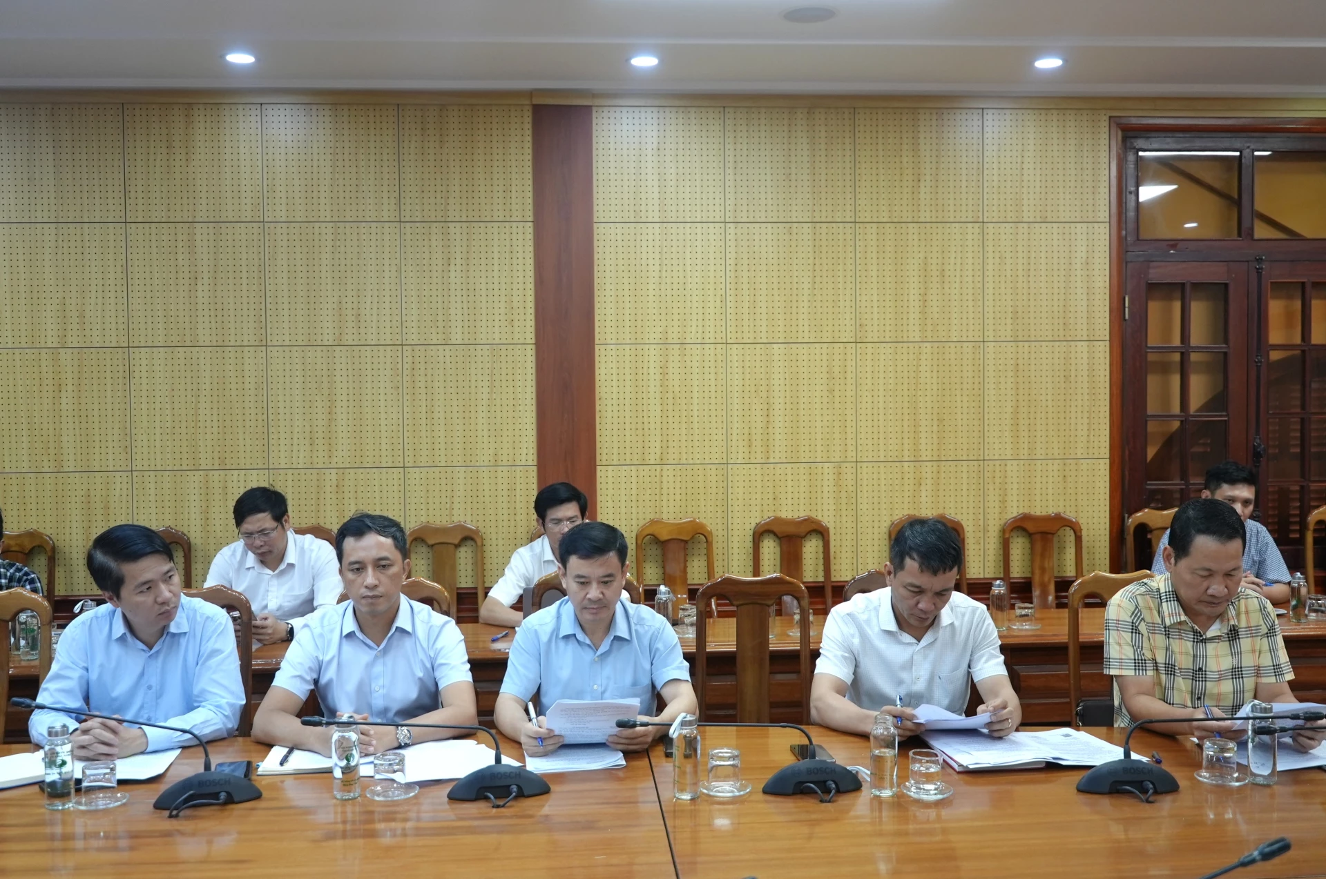 Các đại biểu tham dự buổi làm việc - Ảnh: T.Đ