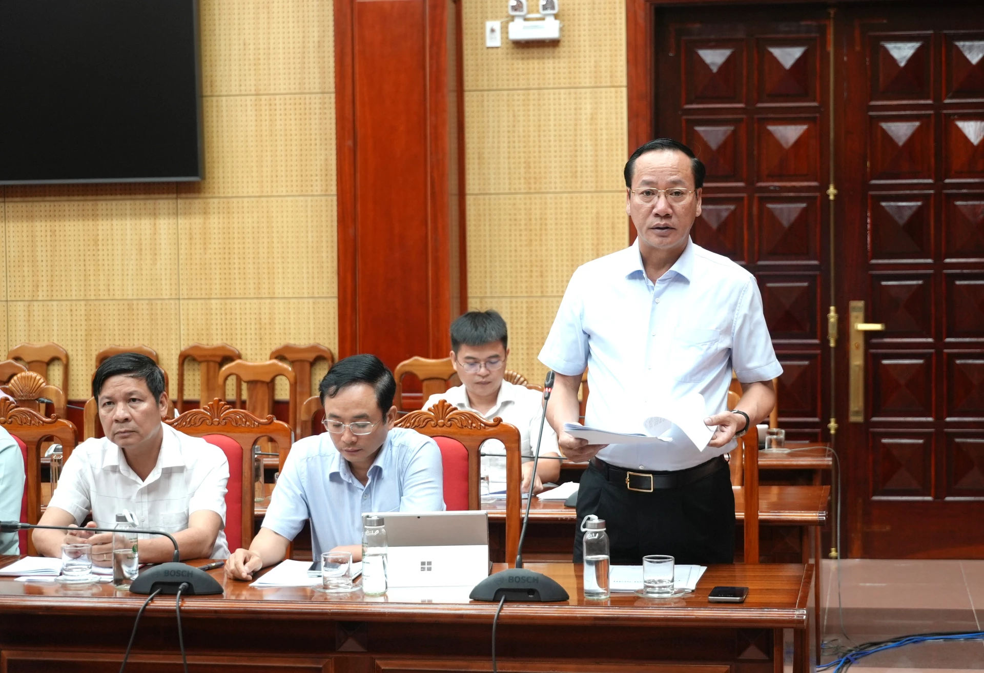 Lãnh đạo Sở Tài chính trả lời, làm rõ một số kiến nghị, đề xuất của Sở Văn hóa – Thể thao và Du lịch - Ảnh: T.Đ