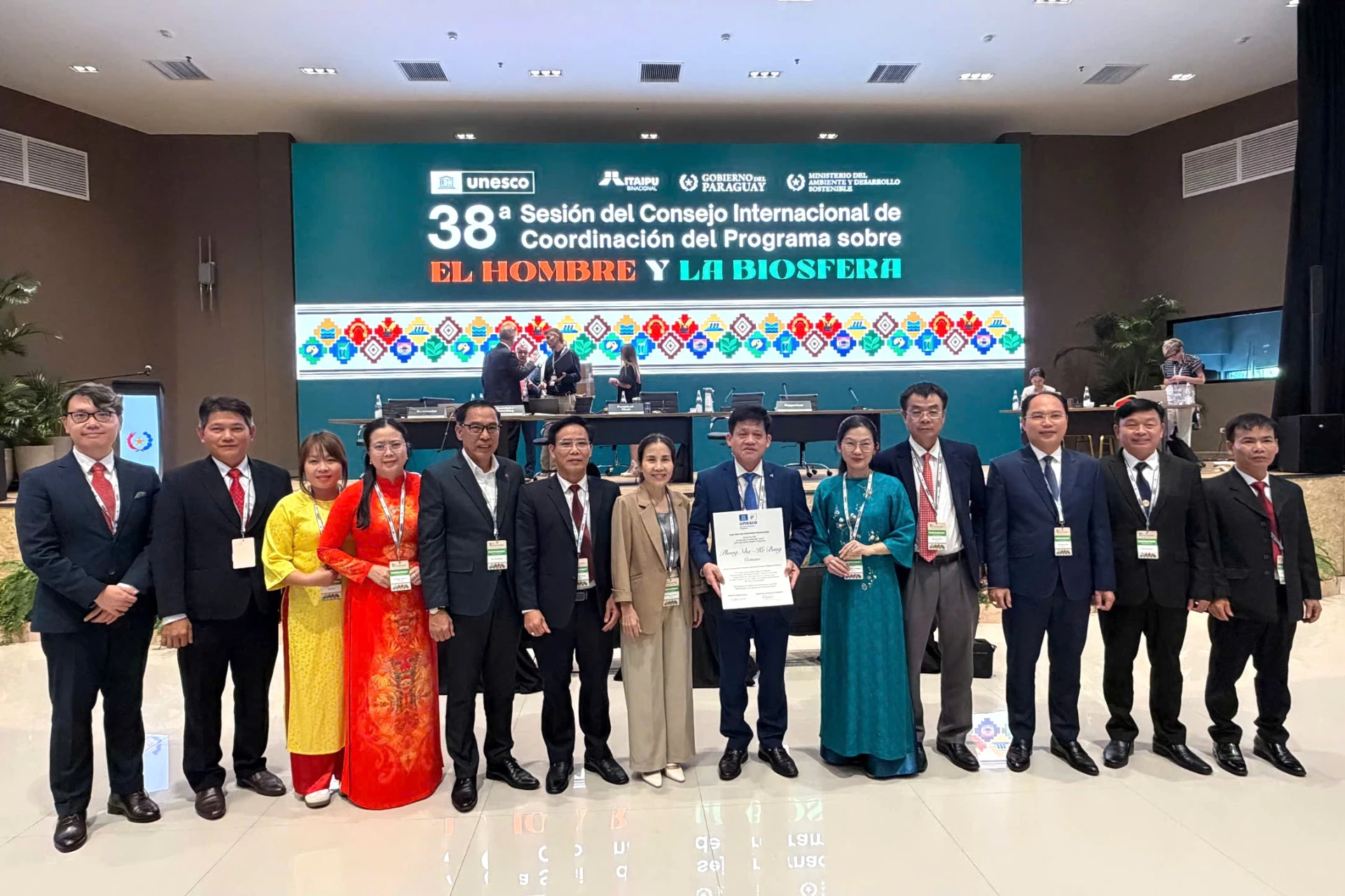 Danh hiệu thể hiện sự ghi nhận của cộng đồng quốc tế đối với những nỗ lực bền bỉ của Việt Nam trong bảo tồn thiên nhiên, đa dạng sinh học và thúc đẩy phát triển bền vững - Ảnh: T.Đ