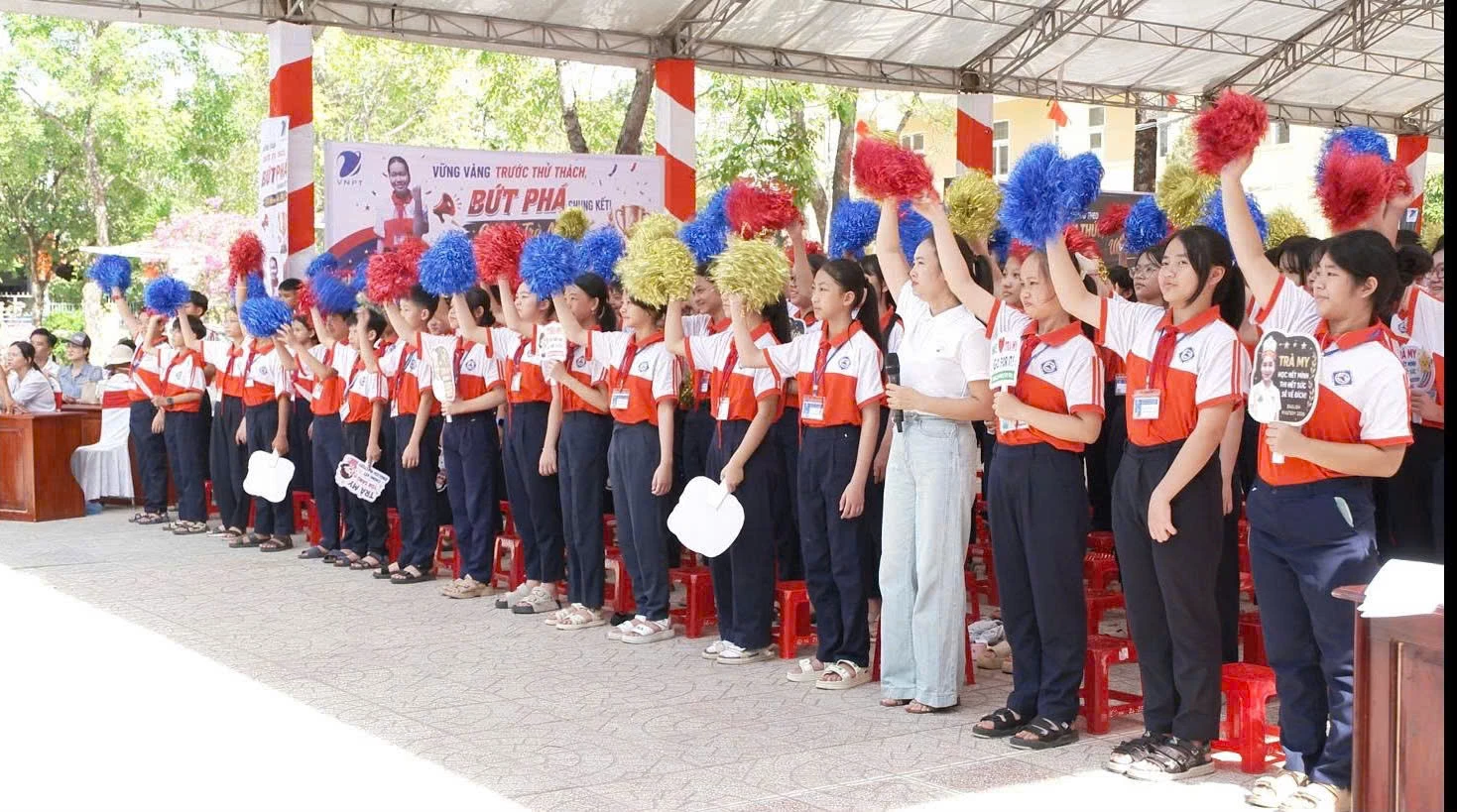 Hình ảnh tại Trường THCS Thành Cổ, phường Quảng Trị - Ảnh: Bảo Châu