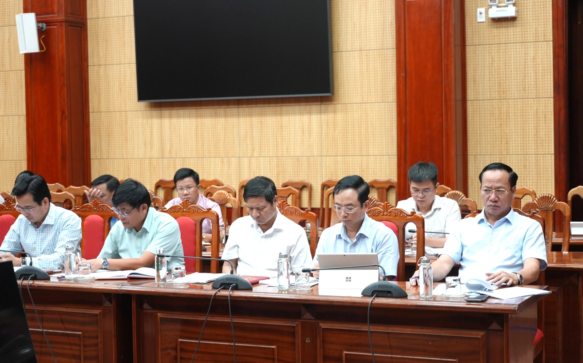 Các đại biểu tham dự buổi làm việc - Ảnh: T.Đ