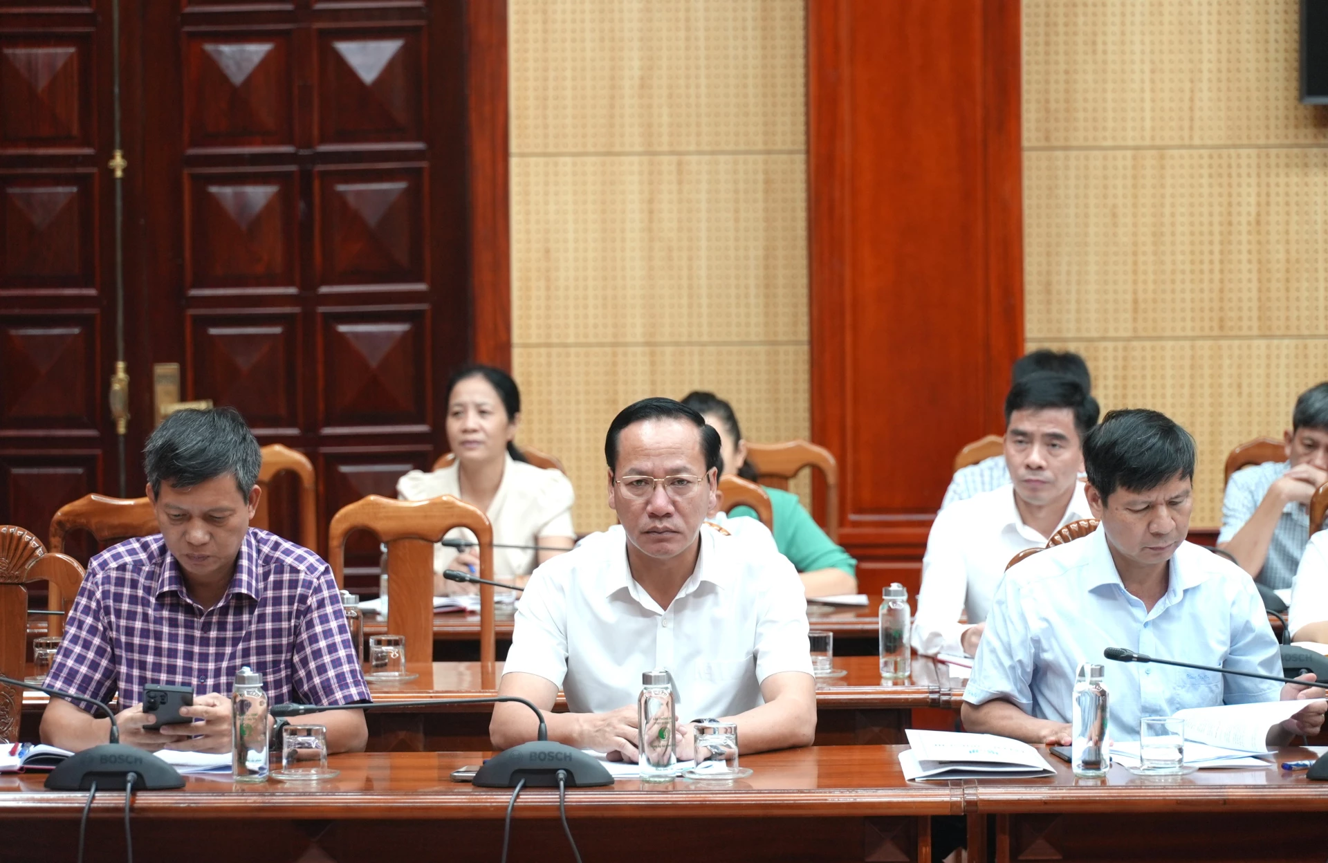 Các đại biểu tham dự buổi làm việc - Ảnh: T.Đ