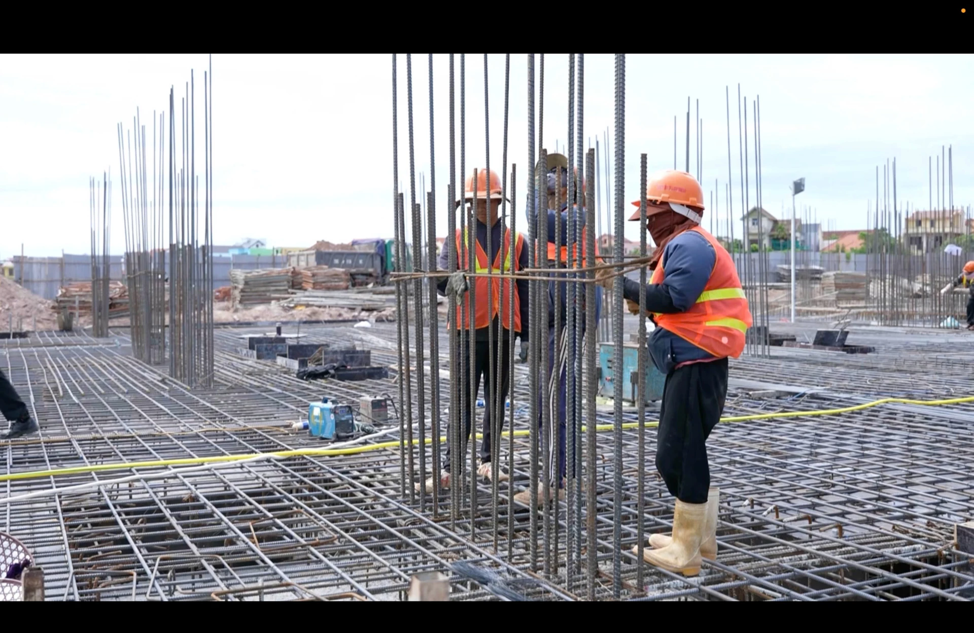 Dự án đã hoàn thành nghiệm thu phần móng, đủ điều kiện tiếp nhận hồ sơ đăng ký mua nhà ở xã hội theo quy định.