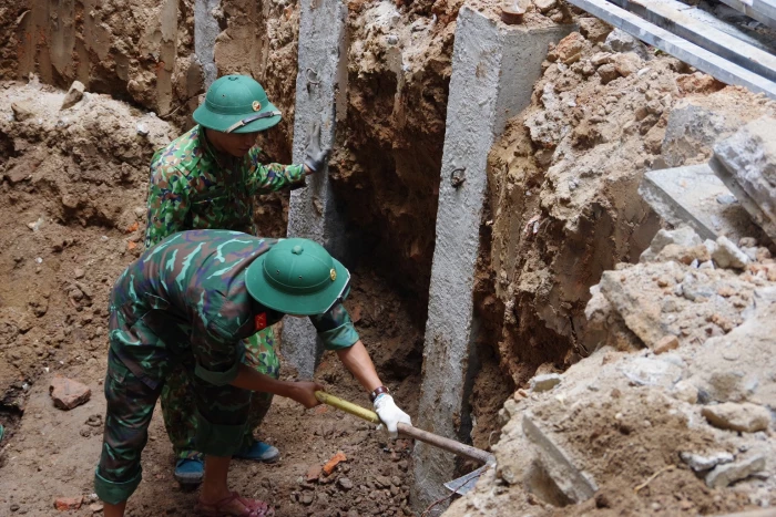 Quy tập được 4 hài cốt liệt sĩ ở phường Quảng Trị