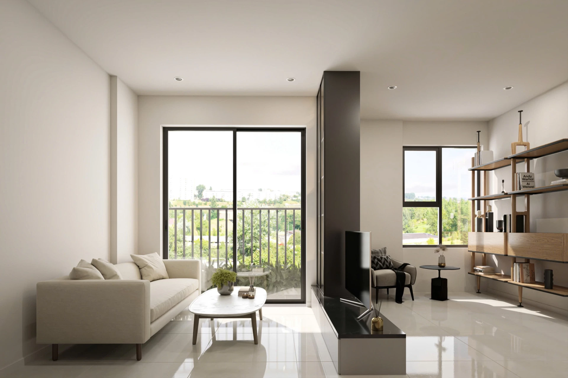 Dự án gồm 560 căn hộ với diện tích từ 35,2 m² đến 75 m², hướng tới xây dựng không gian sống hiện đại, đồng bộ.