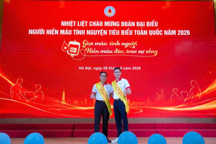 Quảng Trị: 2 cá nhân được vinh danh người hiến máu tình nguyện tiêu biểu năm 2026