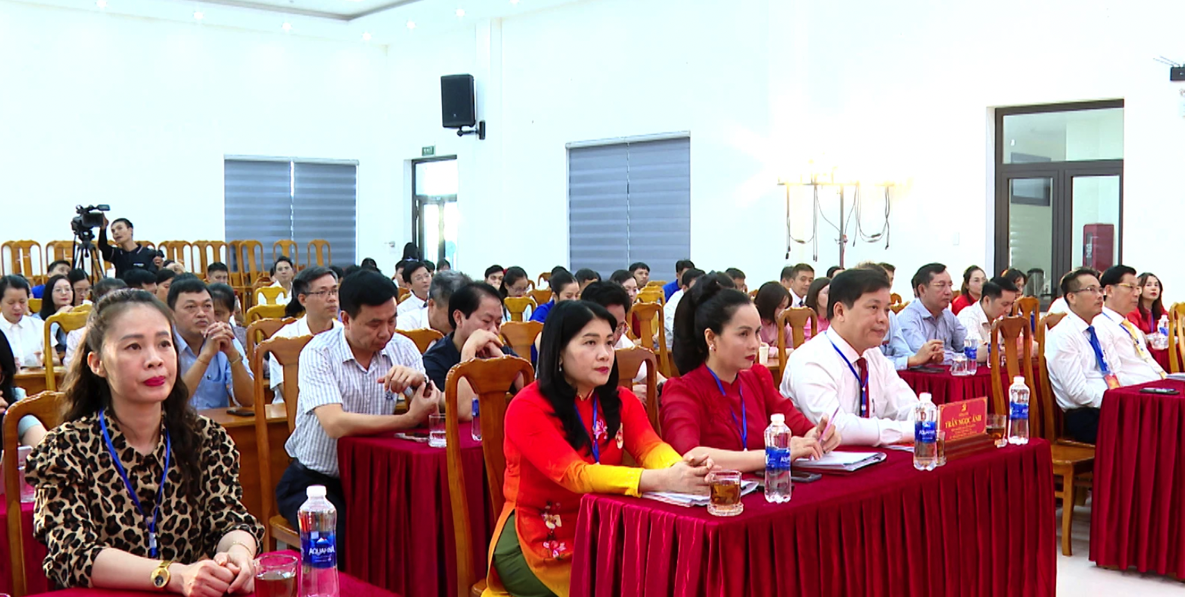 Các đại biểu dự khai mạc hội thi - Ảnh: H.Tr