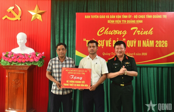 Bộ CHQS tỉnh phối hợp tổ chức chương trình 'Thời sự về bản'