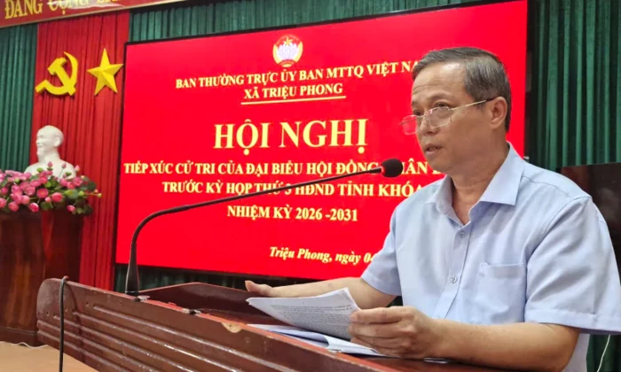 Đại biểu HĐND tỉnh tiếp xúc cử tri trước kỳ họp thứ 3, HĐND tỉnh khóa IX