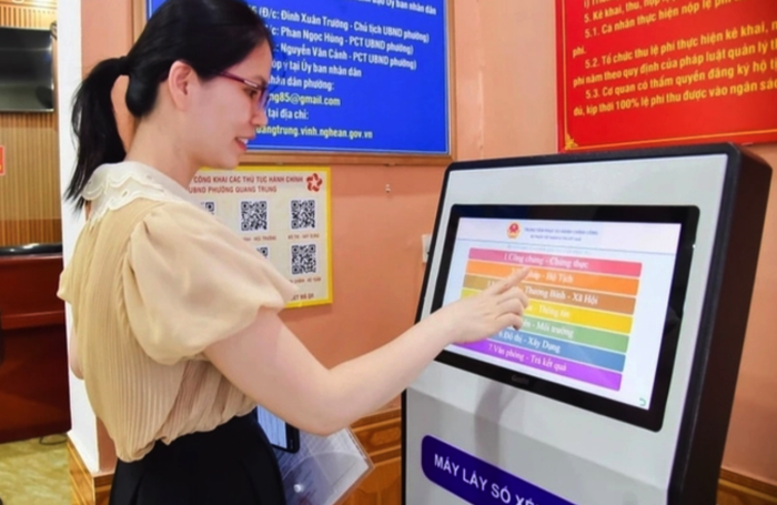 Công khai thủ tục hành chính đã được cắt giảm trên Cơ sở dữ liệu quốc gia về thủ tục hành chính