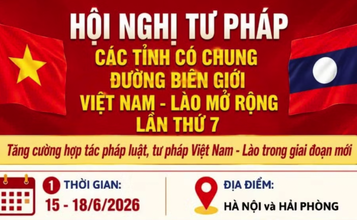 Hội nghị Tư pháp các tỉnh có chung đường biên giới Việt Nam-Lào mở rộng lần thứ 7