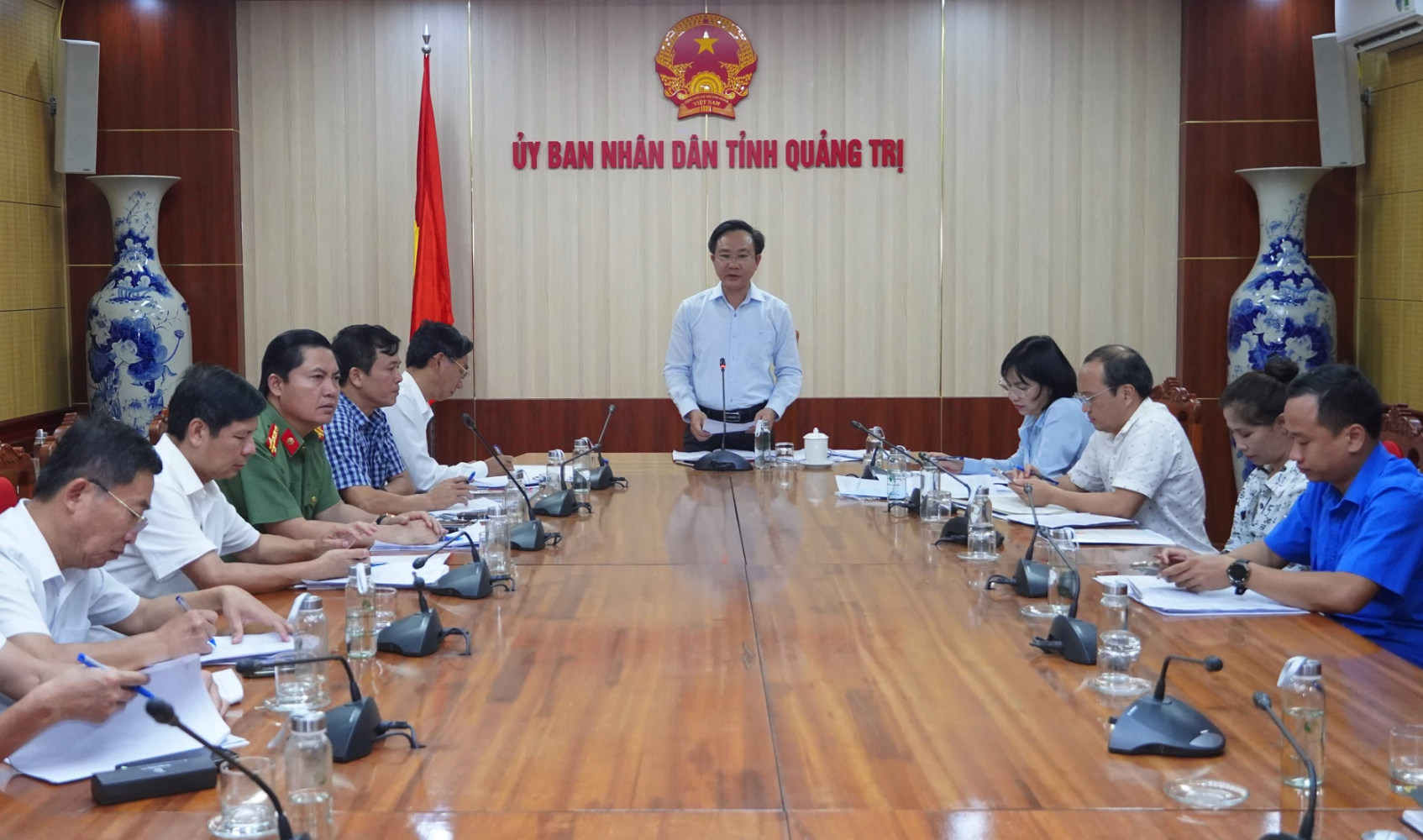 Phối hợp tổ chức lễ khai mạc, bế mạc Đại hội Thể dục-Thể thao tỉnh Quảng Trị lần thứ I