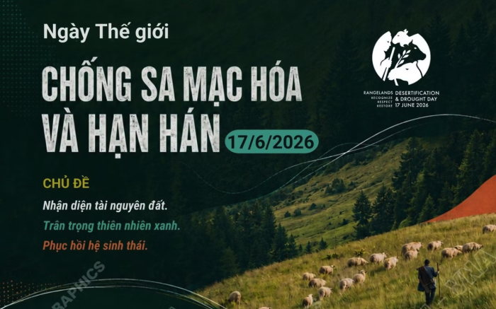 Ngày Thế giới chống sa mạc hóa và hạn hán: Nhận diện, trân trọng và phục hồi