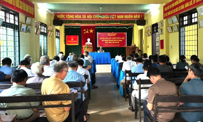 Để chi bộ thực sự là hạt nhân ở cơ sở