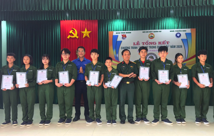 Tổng kết chương trình 'Học kỳ trong quân đội' năm 2026