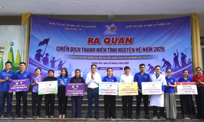 Dấu ấn chiến dịch Thanh niên tình nguyện hè năm 2026
