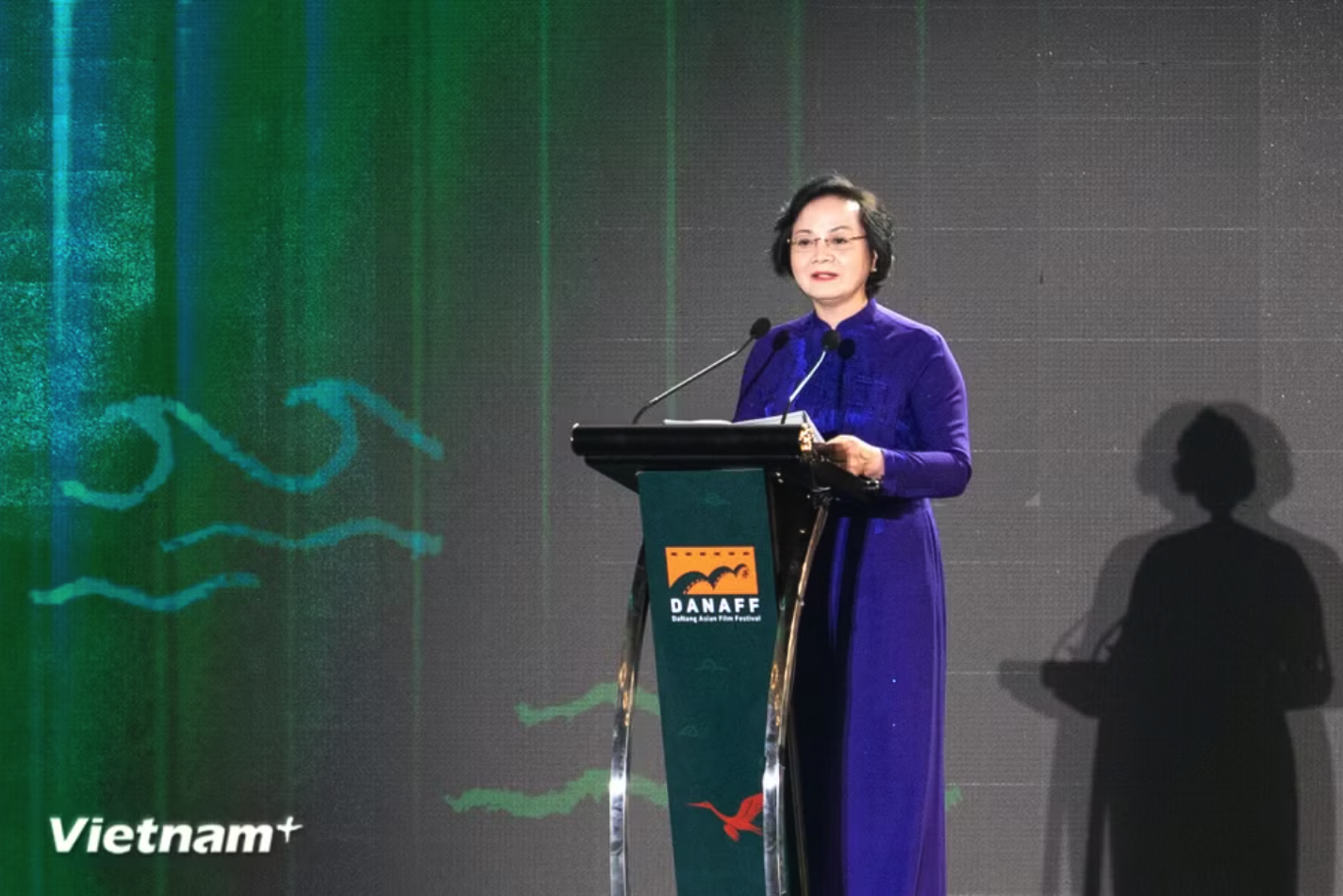 Phó Thủ tướng Chính phủ Phạm Thị Thanh Trà phát biểu tại Liên hoan. (Ảnh: Thanh Phong/Vietnam+)