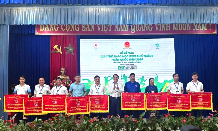 Đoàn học sinh Quảng Trị giành 17 huy chương tại giải Thể thao học sinh phổ thông toàn quốc năm 2026