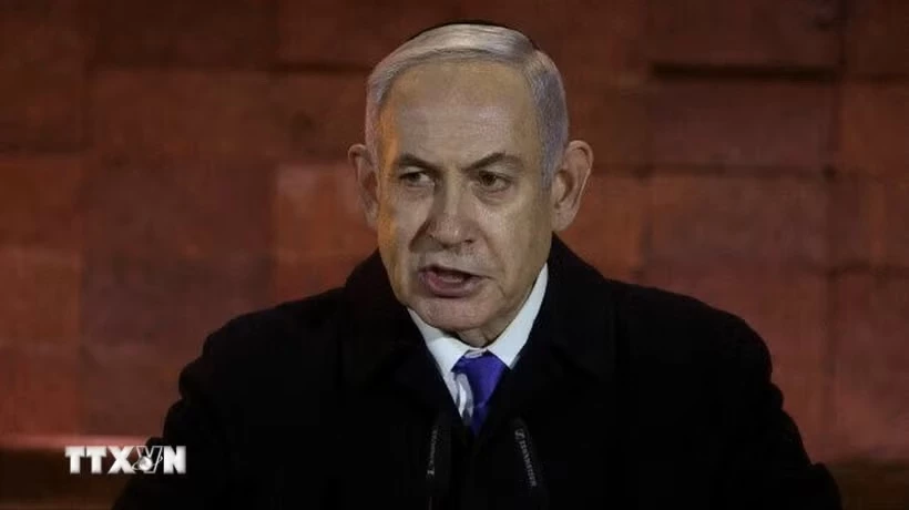 Thủ tướng Israel Benjamin Netanyahu. (Ảnh: IRNA/TTXVN)