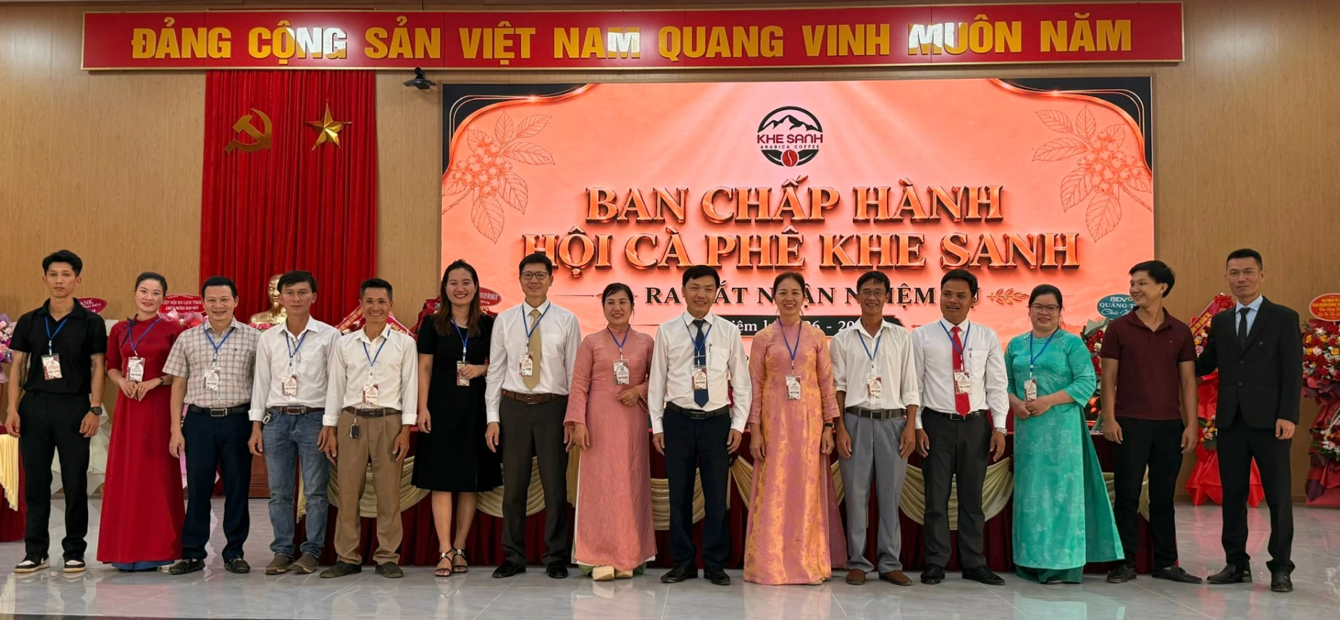 Ra mắt BCH Hội cà phê Khe Sanh nhiệm kỳ 2026 -2031 - Ảnh: Hoàng Hùng