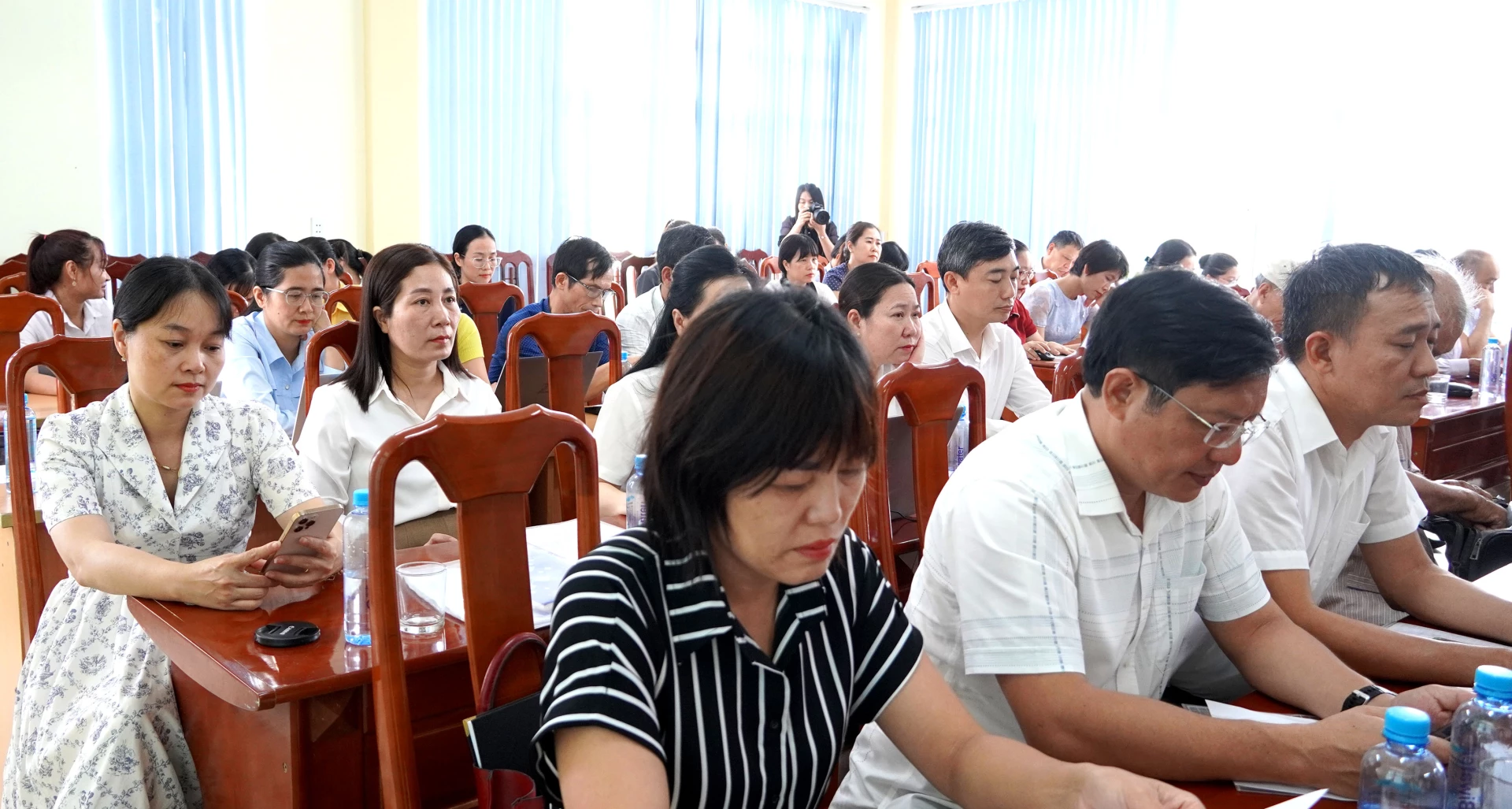 Hoạt động thông tin khoa học-công nghệ có sự cộng tác tích cực của đội ngũ cộng tác viên trong và ngoài tỉnh - Ảnh: H.Tr.