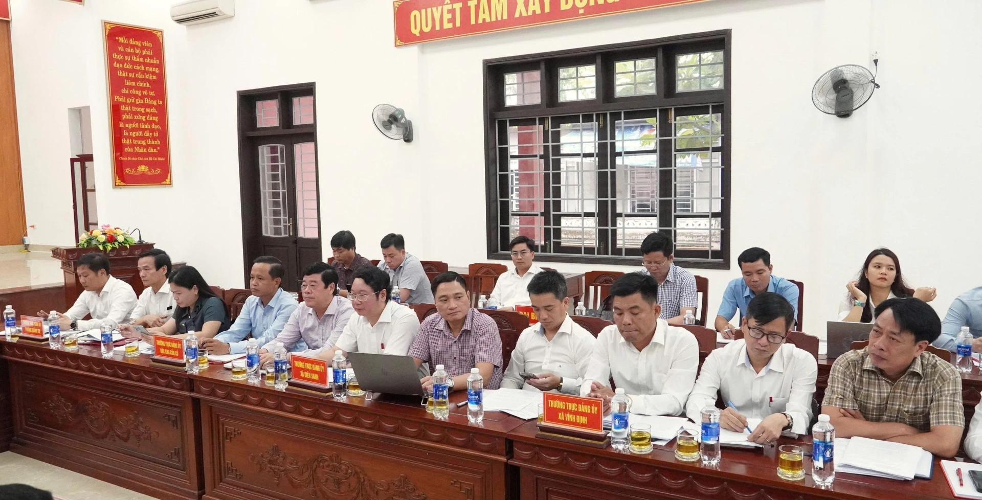Đại biểu tham dự buổi làm việc - Ảnh: Q.V
