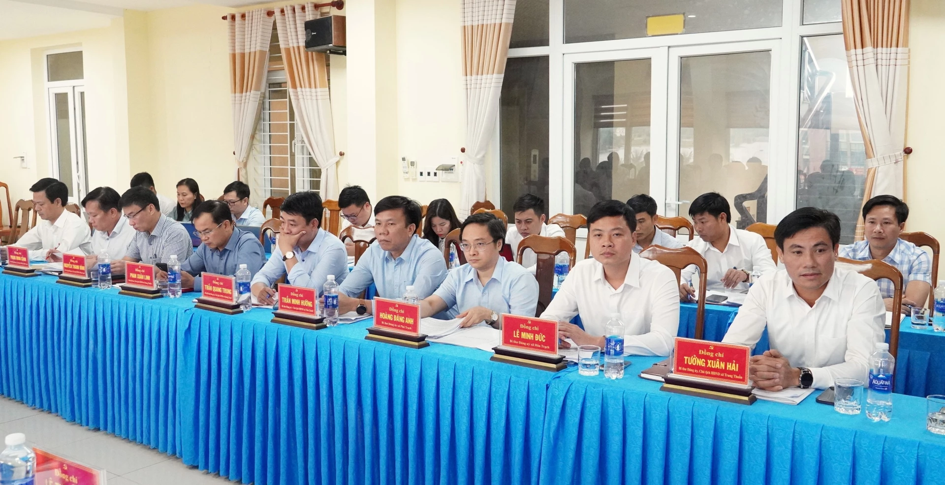 Đại biểu tham dự buổi làm việc - Ảnh: Q.V