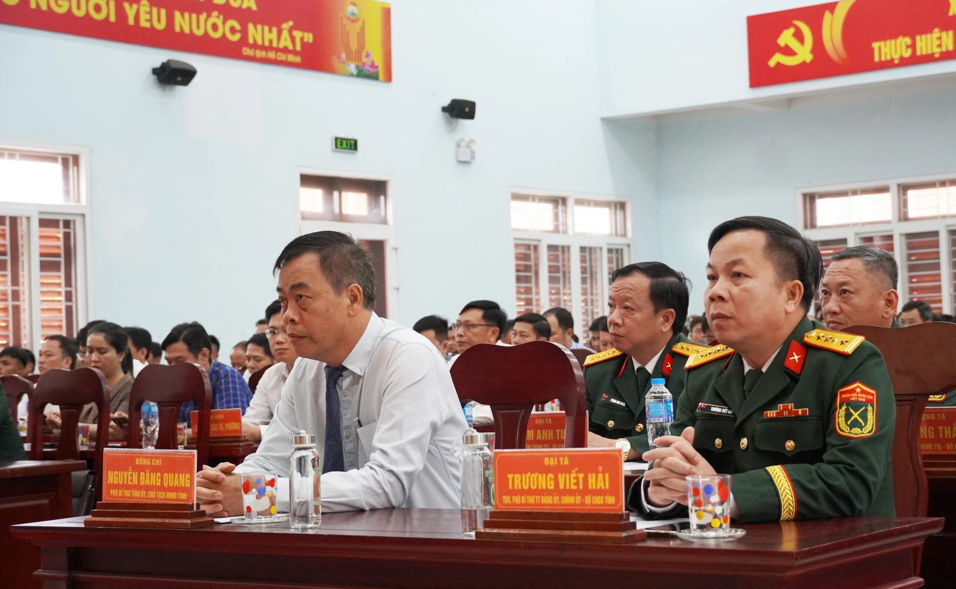 Các đại biểu tham dự lễ công bố - Ảnh: X.P

