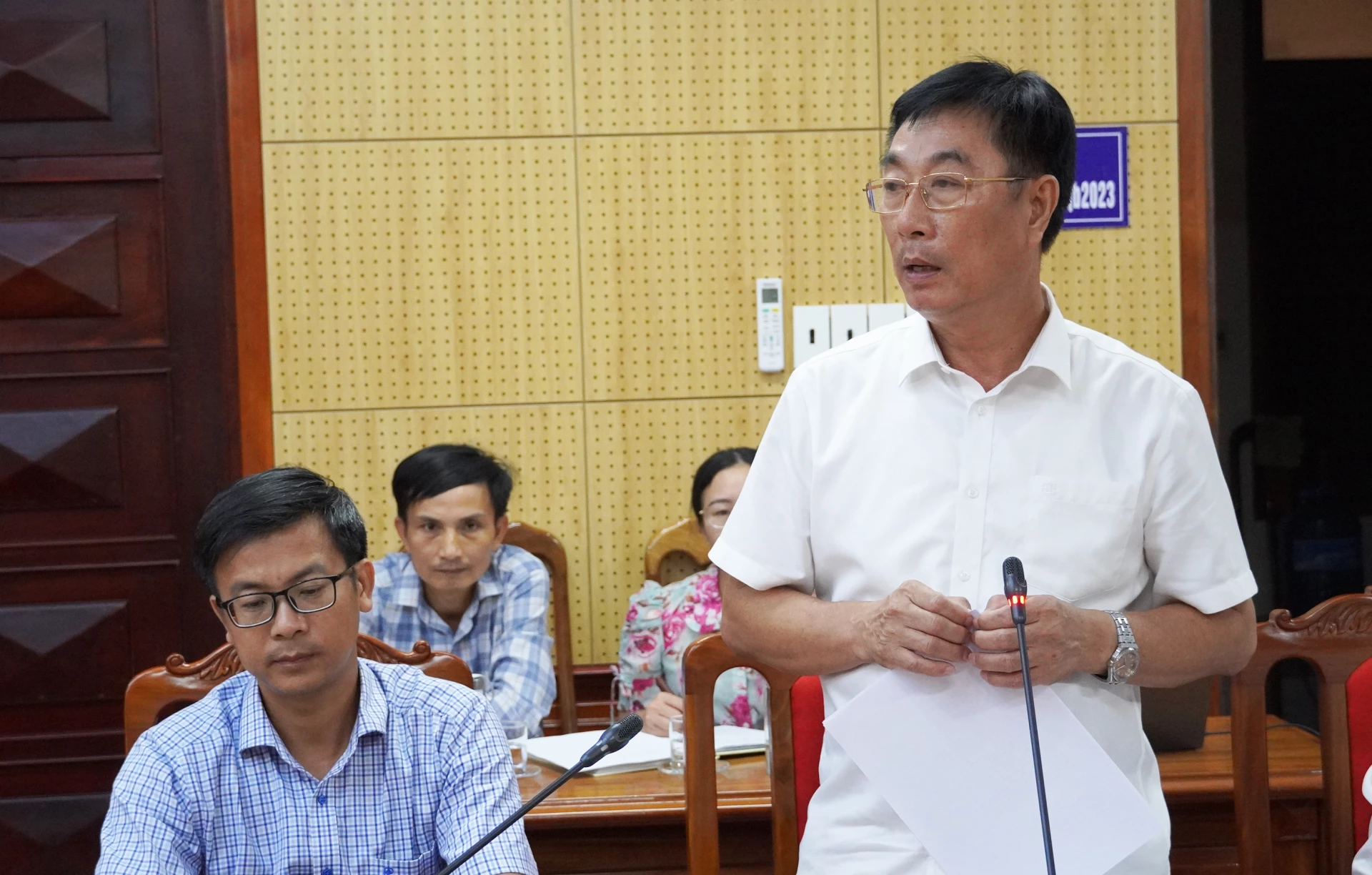 Đại diện các địa phương phát biểu tại cuộc họp - Ảnh: X.P