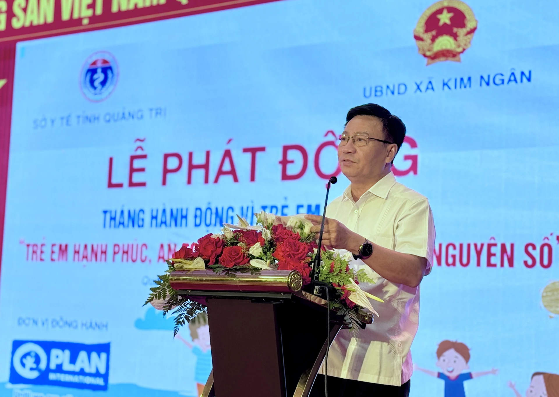 Đồng chí Đào Mạnh Hùng phát biểu tại lễ phát động - Ảnh: Q.N.