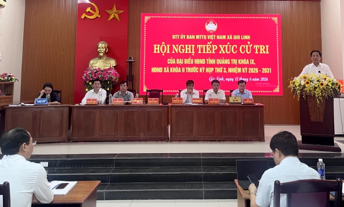 Đại biểu HĐND tỉnh tiếp xúc cử tri trước kỳ họp thứ 3, HĐND tỉnh khóa IX