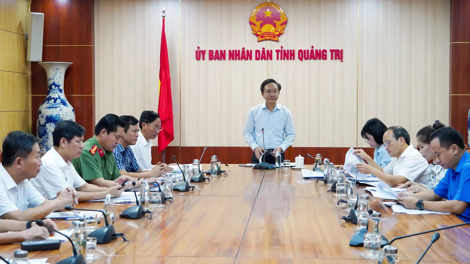 Phối hợp tổ chức lễ khai mạc, bế mạc Đại hội Thể dục-Thể thao tỉnh Quảng Trị lần thứ I