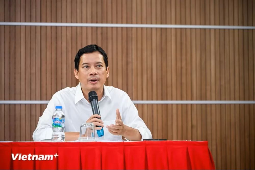 Ông Lê Quang Tự Do - Cục trưởng Cục Phát thanh, Truyền hình và Thông tin điện tử. (Ảnh: Minh Sơn/Vietnam+)