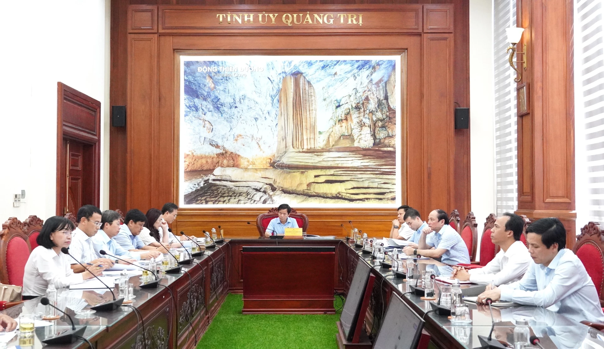 Quang cảnh buổi làm việc - Ảnh: Q.V