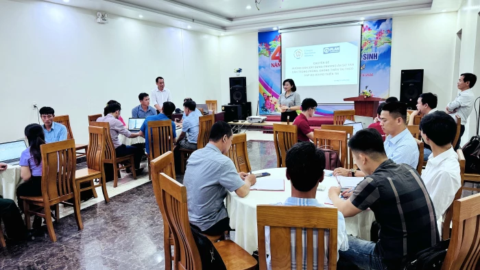 Nâng cao năng lực cho cán bộ cấp xã trong việc lập kế hoạch phòng, chống thiên tai