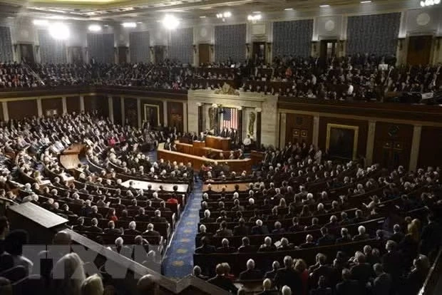Toàn cảnh một phiên họp của Quốc hội Mỹ tại Washington, DC. (Nguồn: AFP/TTXVN)