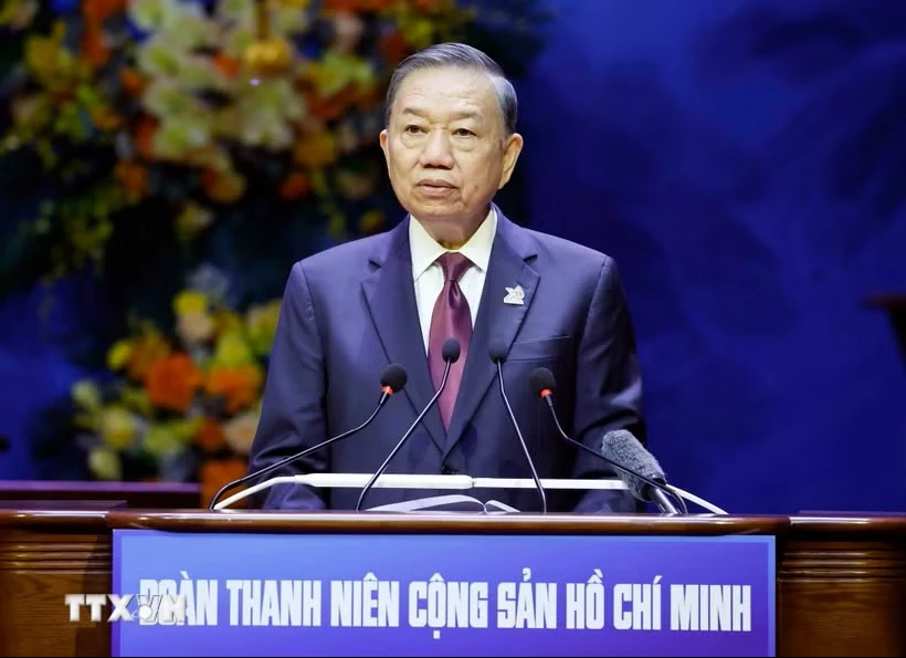 Tổng Bí thư, Chủ tịch nước Tô Lâm phát biểu. (Ảnh: Thống Nhất/TTXVN)