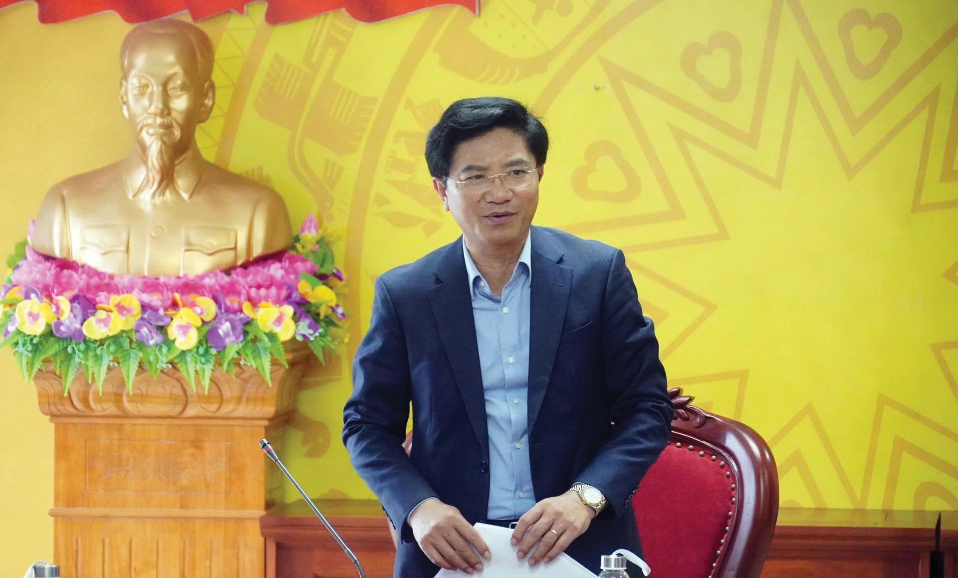 Đồng chí Trương An Ninh, Ủy viên Ban Thường vụ, Trưởng Ban Tuyên giáo và Dân vận Tỉnh ủy