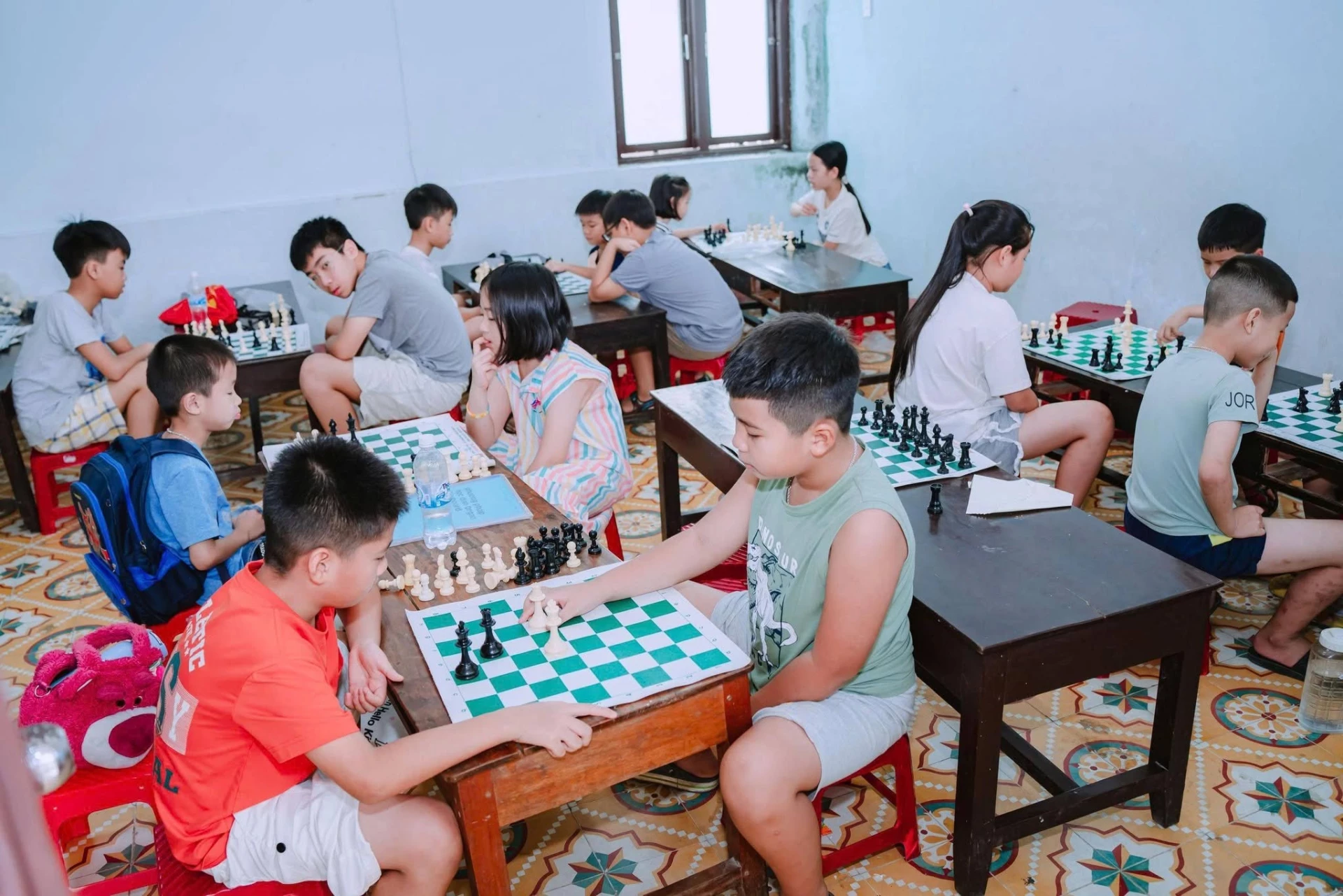 Lớp cờ vua - Ảnh: TTHĐTTN 