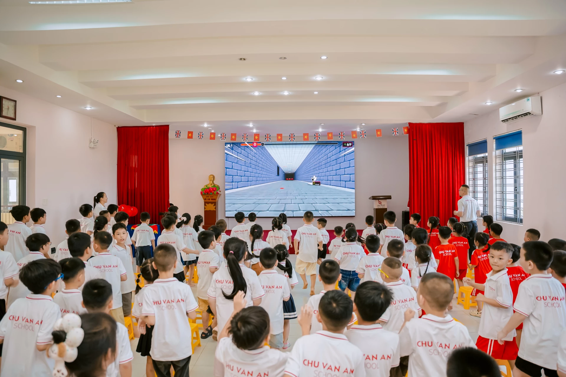 Thông qua chuỗi hoạt động học tập, trải nghiệm và vui chơi, chương trình hướng tới giúp học sinh có một mùa hè bổ ích, phát triển kỹ năng. Ảnh: Hệ thống giáo dục Chu Văn An