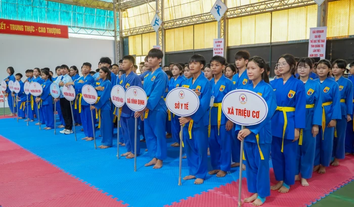 Hơn 100 vận động viên tham gia giải Vovinam Đại hội Thể dục thể thao tỉnh Quảng Trị