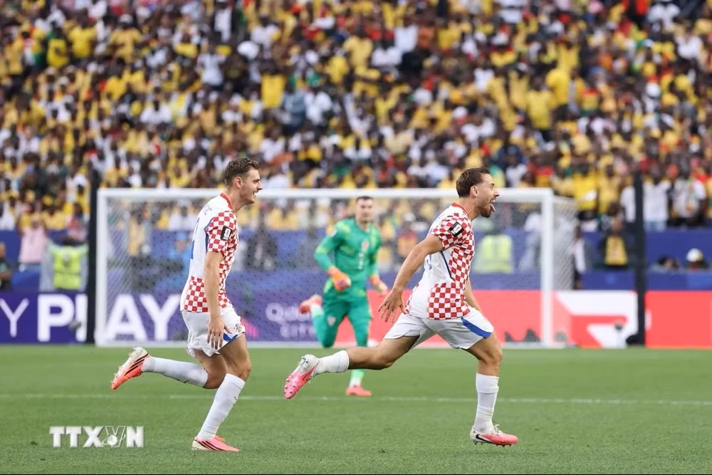 Croatia vượt qua Ghana để giành vị trí nhì bảng L. (Ảnh: AFP/TTXVN)