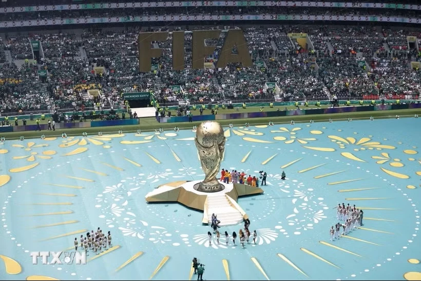 Lễ khai mạc World Cup 2026 trên sân vận động Azteca ở Mexico ngày 11/6/2026 đã mở màn cho bữa tiệc bóng đá lớn nhất hành tinh. (Ảnh: THX/TTXVN)
